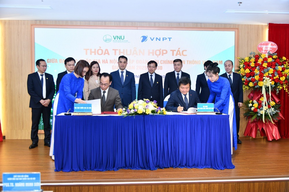VNPT và Đại học Quốc gia Hà Nội: Hợp tác toàn diện trong đào tạo, nghiên cứu và xây dựng Đại học số